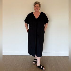 Mara Hoffman Black Cotton Dress